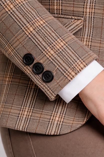 Blazer a Quadri - Donna